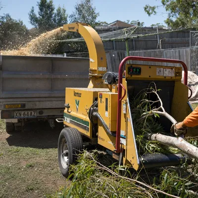 Mulching & Wood Chipping job in Wollongong by qualified local arborists